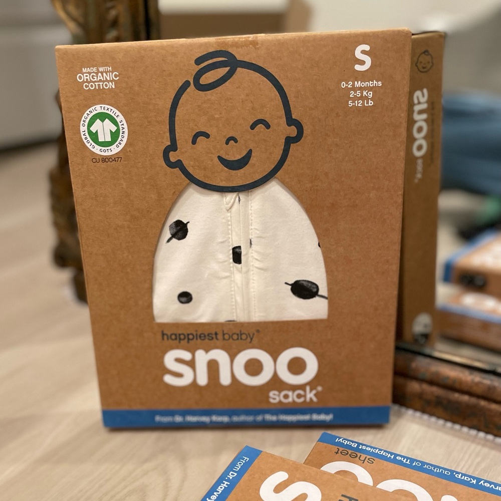 New Planets Small Happiest Baby Snoo Sack Swaddle 0-2 months ~5 to 12lb NWT NIB